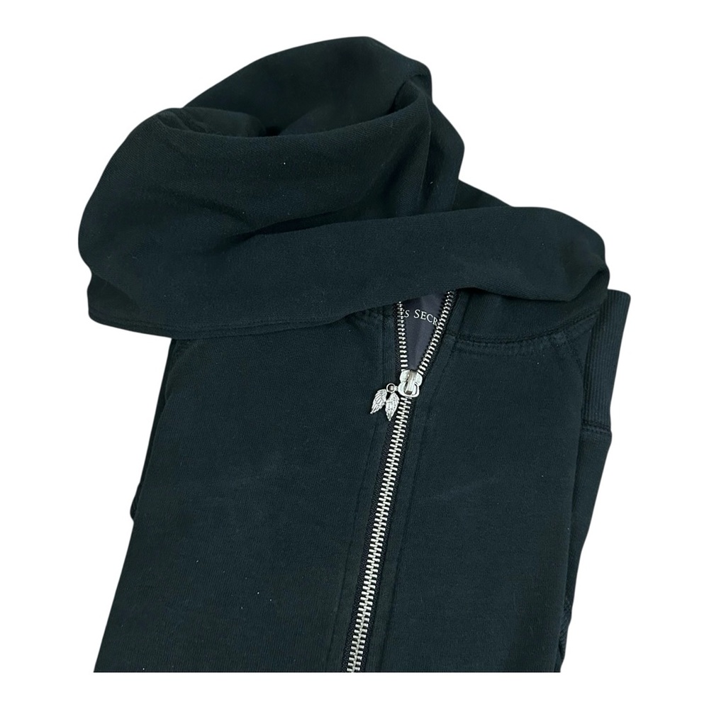 Victoria’s Secret Full Zip Hoodie – “VS Loves New York” – Size Small – Black